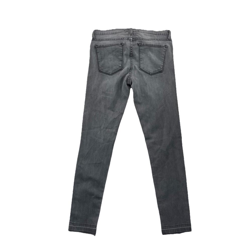 Flying Monkey Women Size 28 Skinny Jeans Distressed Fray Hems Gray 28" In 63-30 - Picture 1 of 9